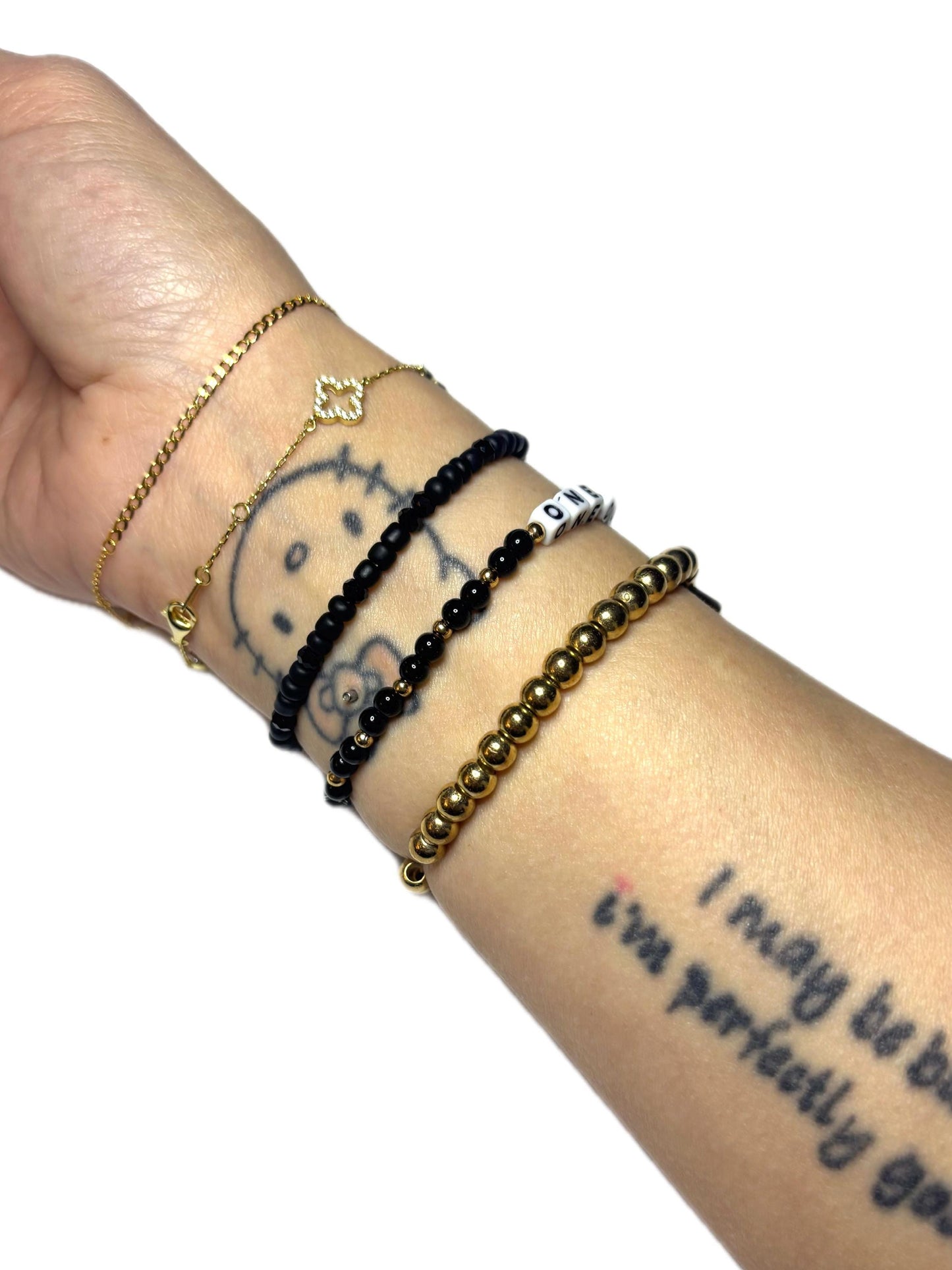 Blue Cross Bracelet