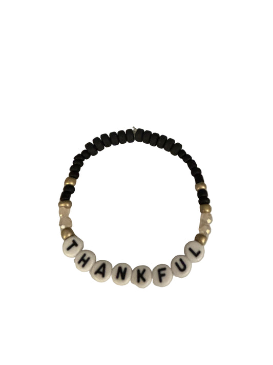Thankful • Grateful • Blessed Bracelet