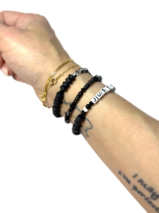 Pray • Lotus • Just for Today Bracelet