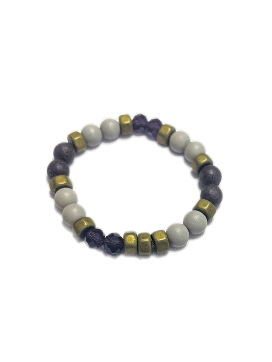 Hematite • Lava Stone Bracelet