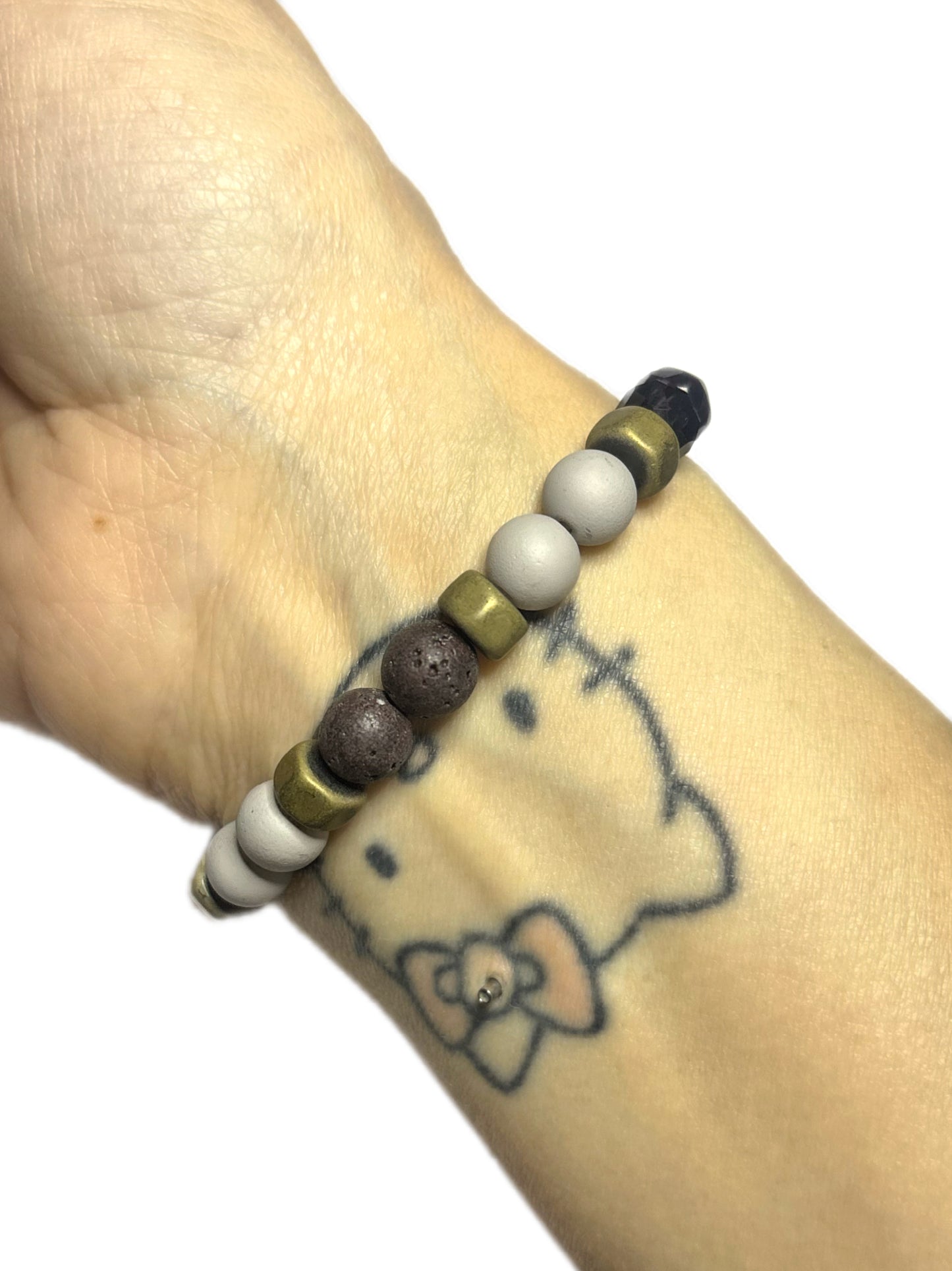 Hematite • Lava Stone Bracelet
