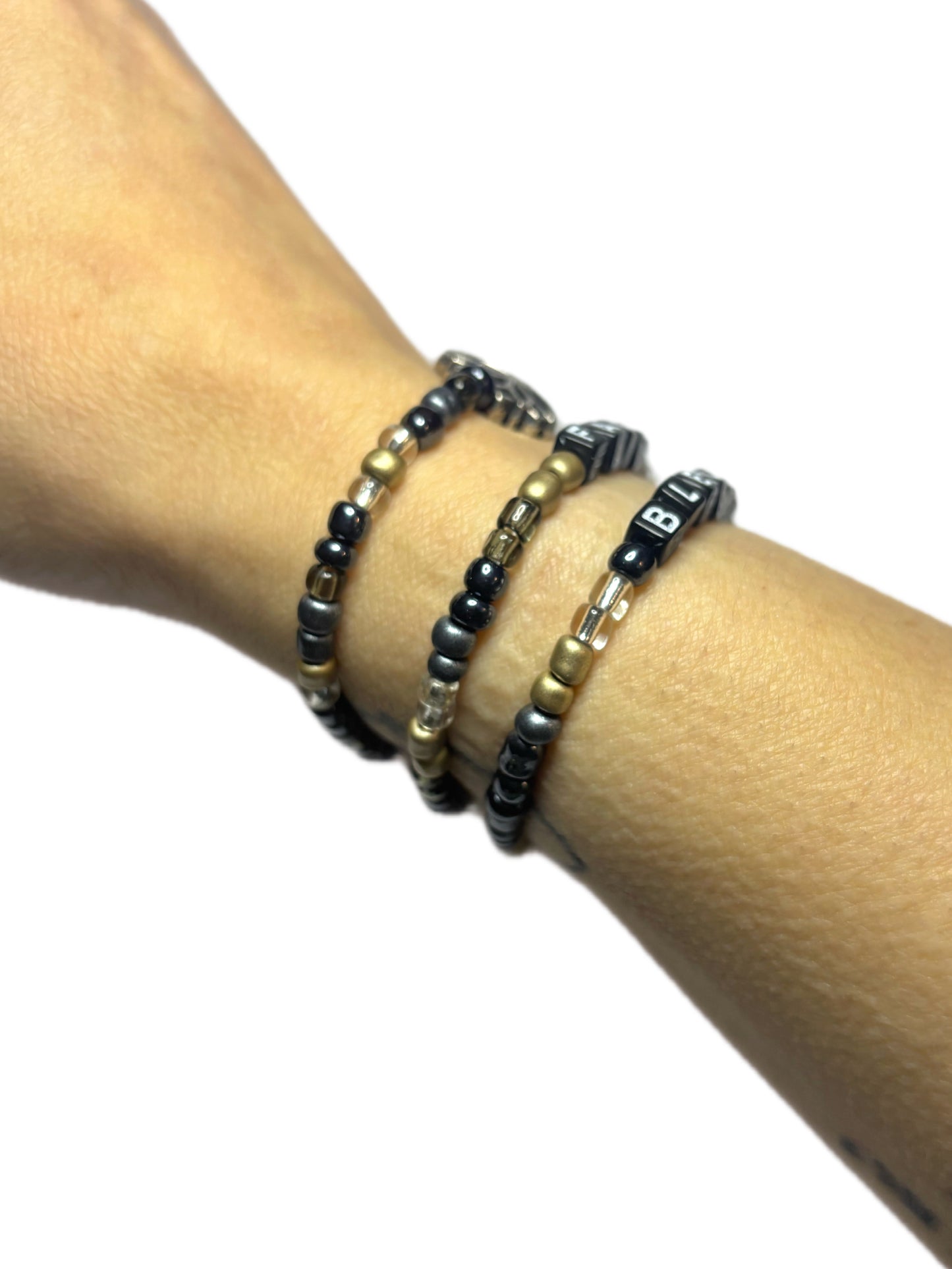 Faith • Blessed • Lotus Bracelet
