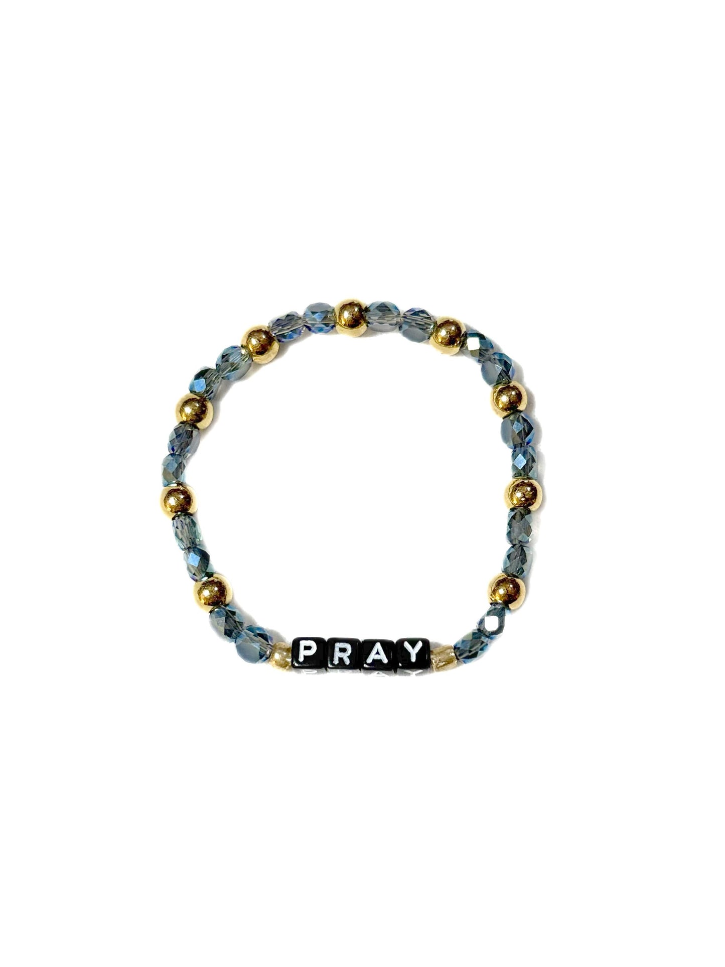 Pray • Gratitude • Just for Today Bracelet