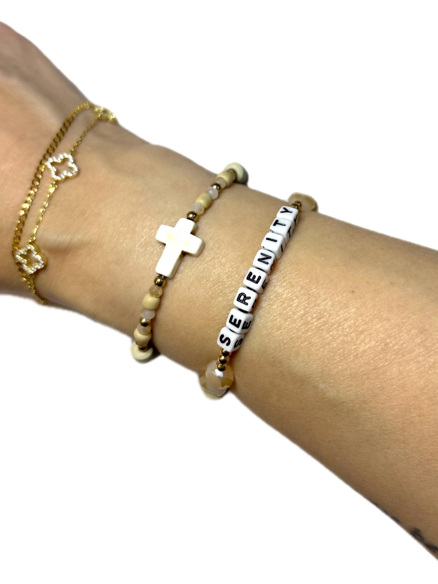 Serenity • Cross Bracelet