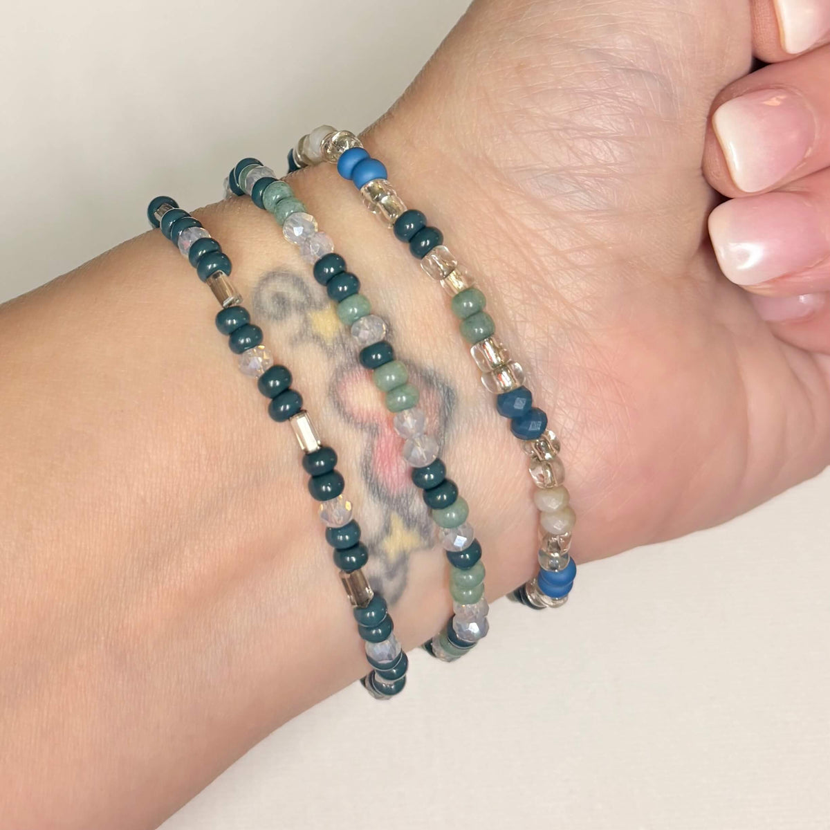 Earthy | 3-Piece Faith Bracelet Stack.