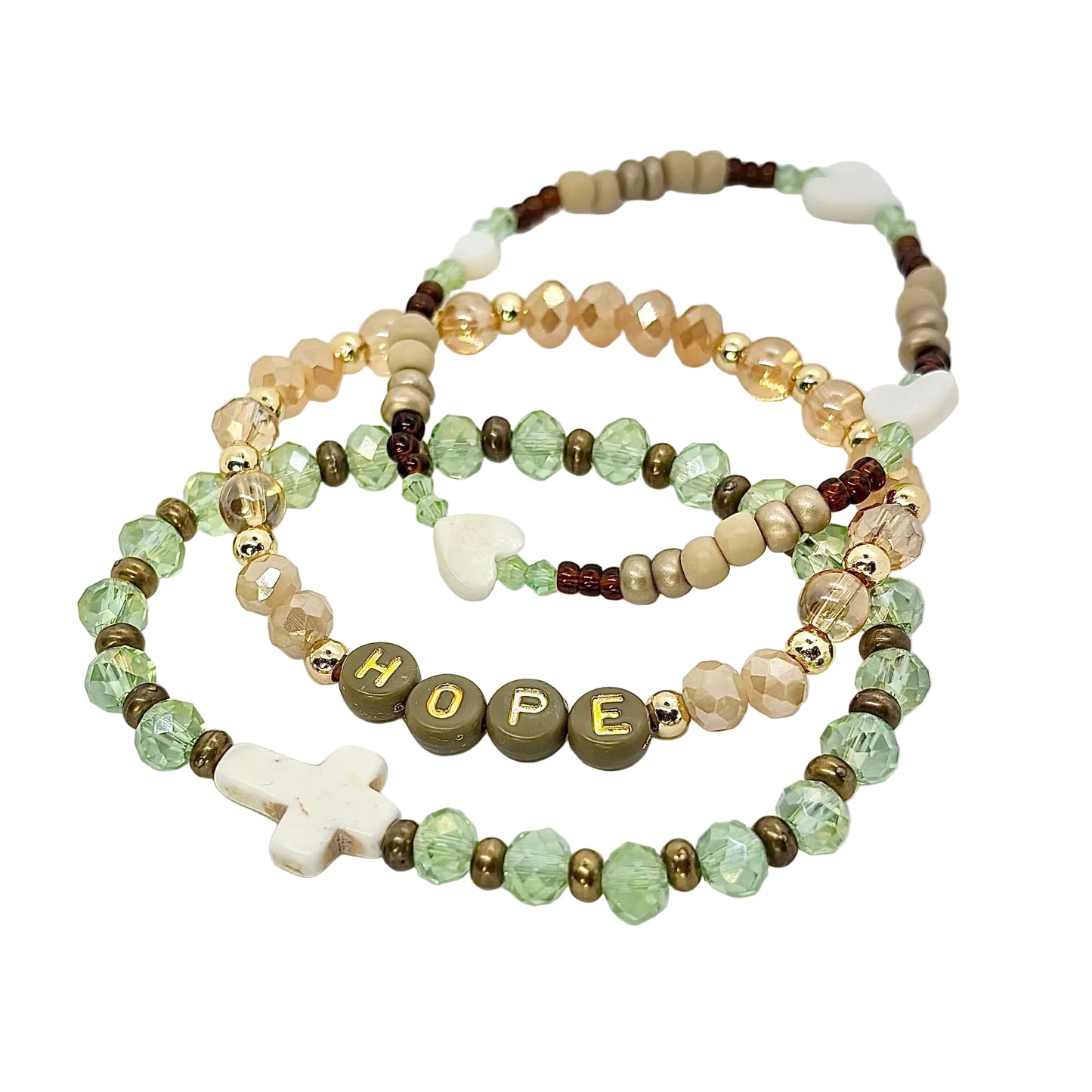 Golden Sage Hope Stack 🌿✨🤍