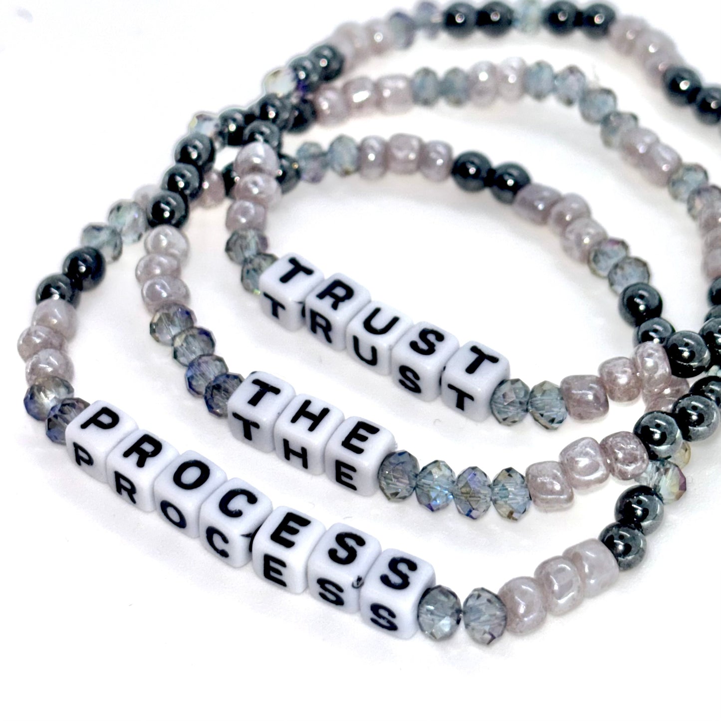 Trust the Process Bracelet Stack