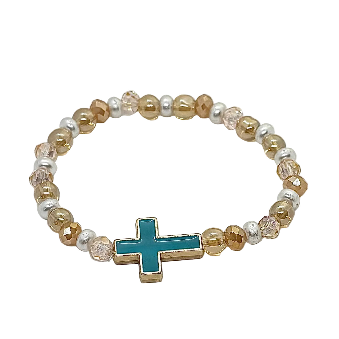 Faith Over Fear - 5 Bracelet Stack