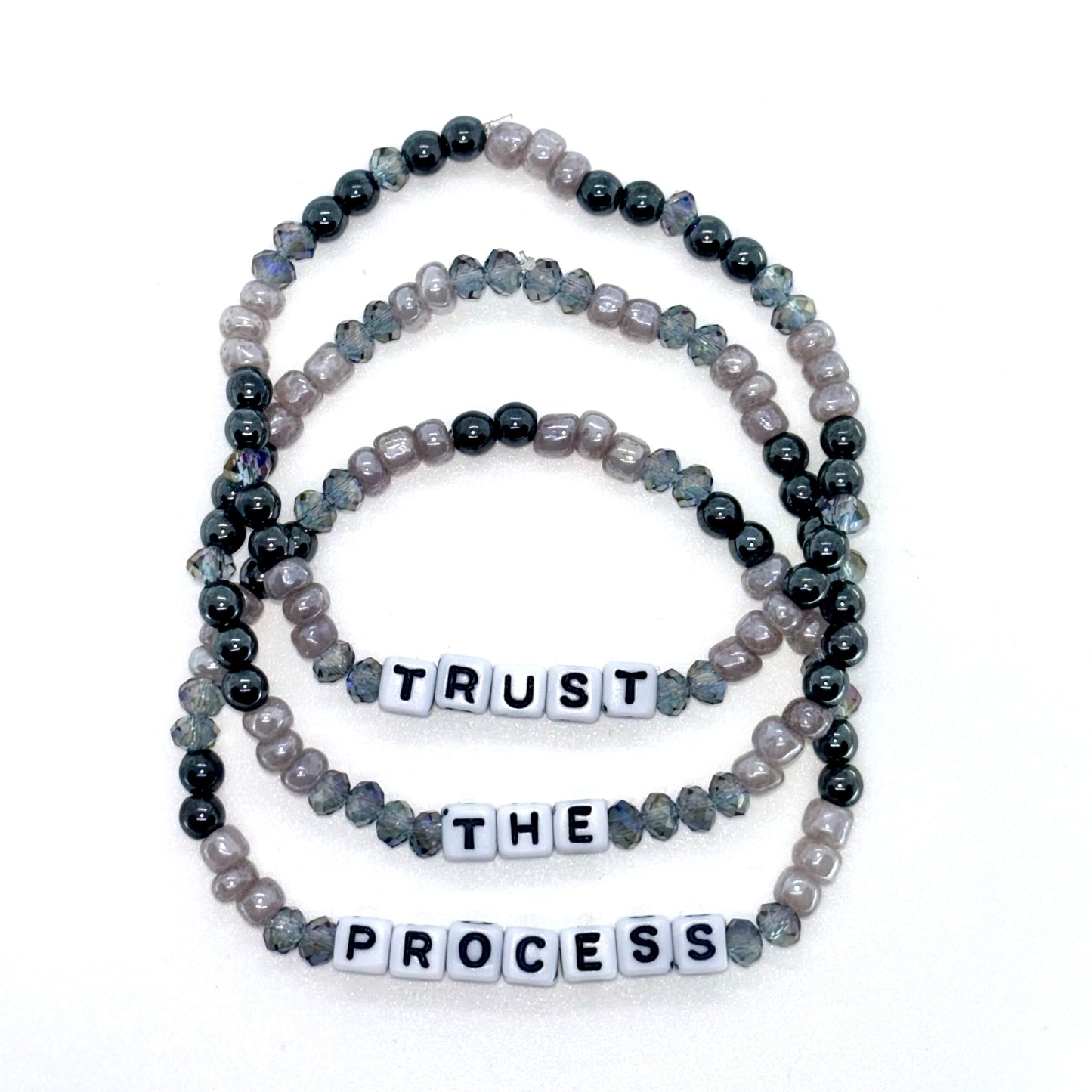 Trust the Process Bracelet Stack