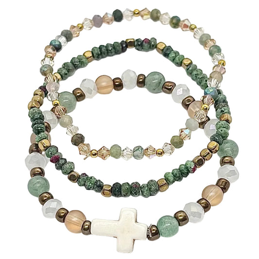 Stay Grounded Stack 🌿✨🤍