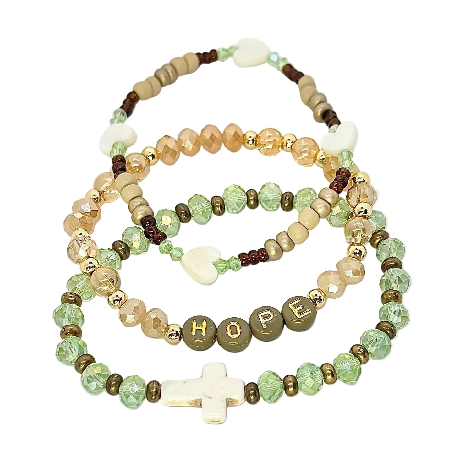 Golden Sage Hope Stack 🌿✨🤍
