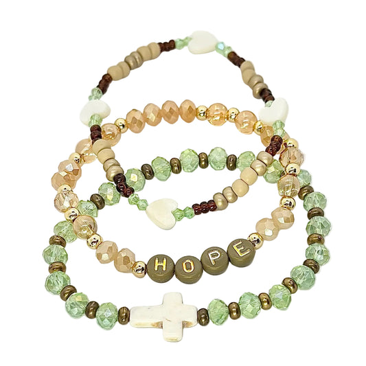 Golden Sage Hope Stack 🌿✨🤍