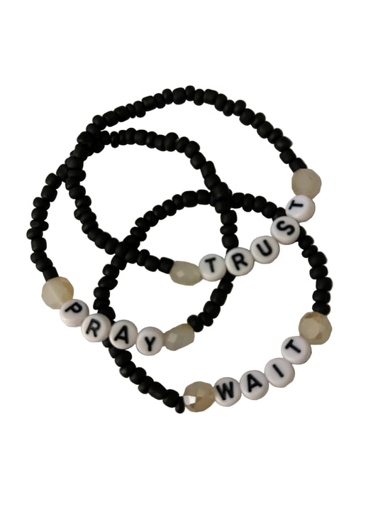 Trust • Pray • Wait Bracelet