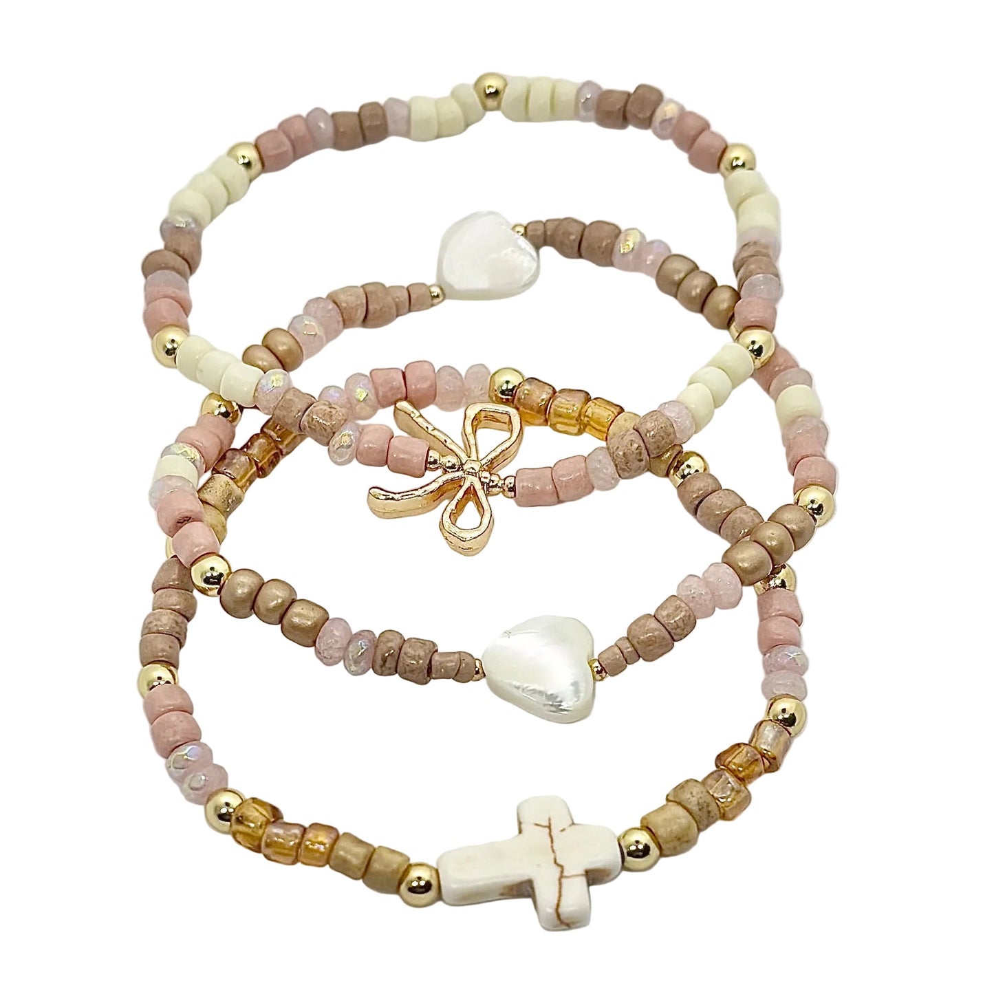Champagne Bow Stack 🥂🎀✨