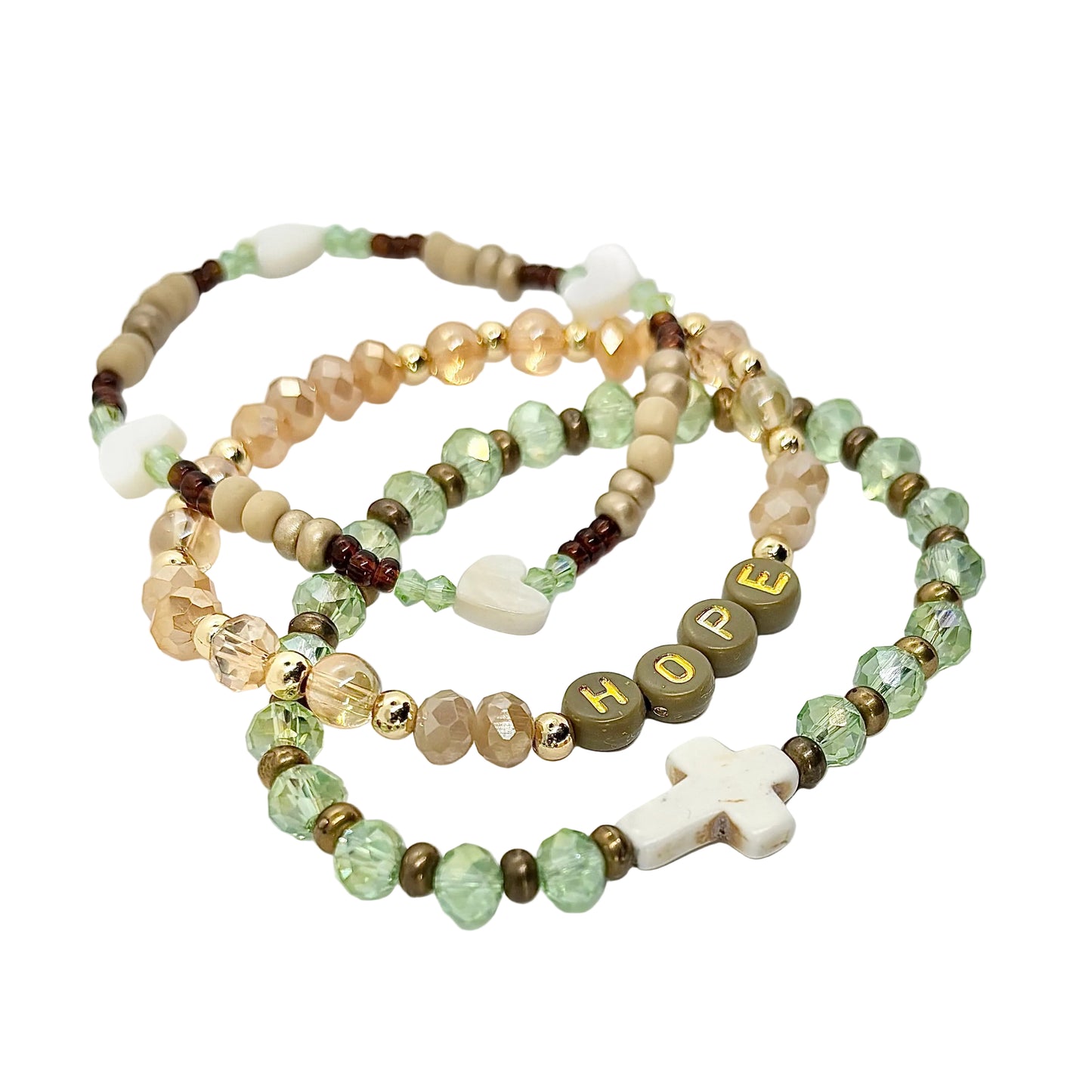 Golden Sage Hope Stack 🌿✨🤍