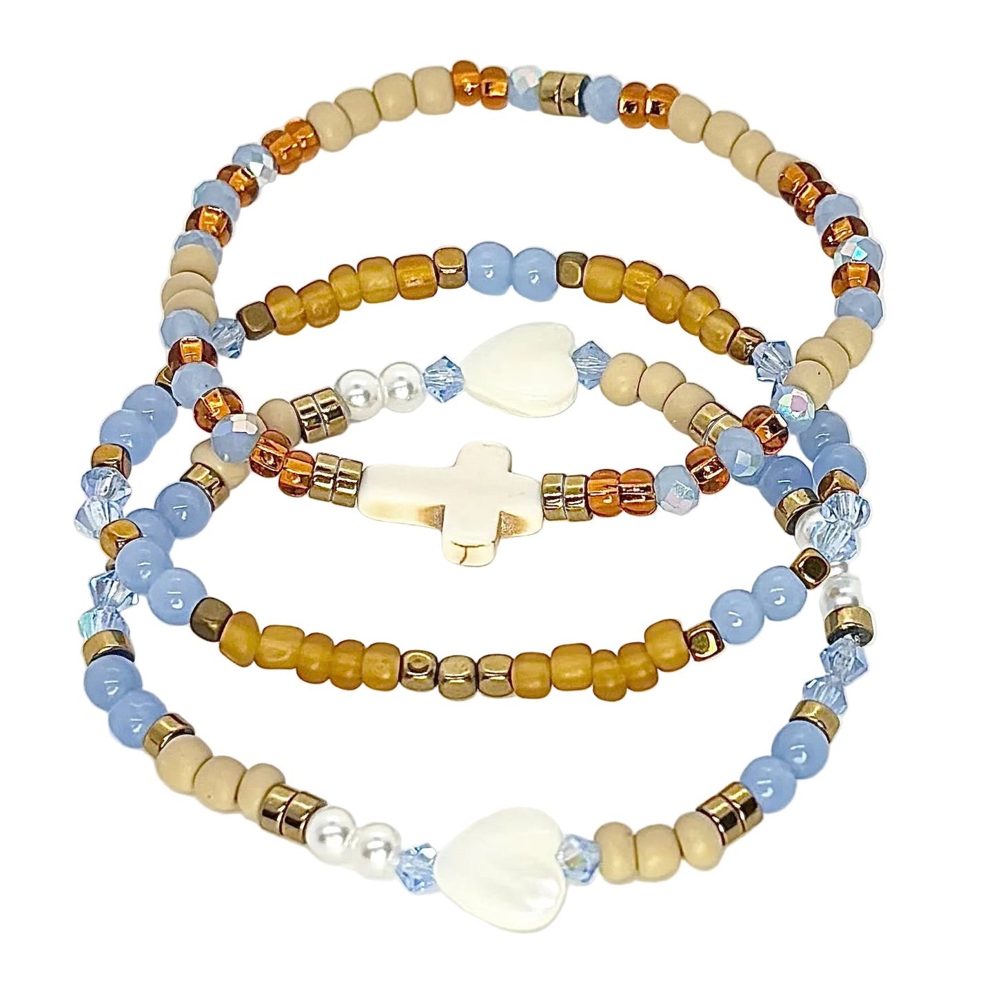 Golden Hour Stack ☀️💙✨
