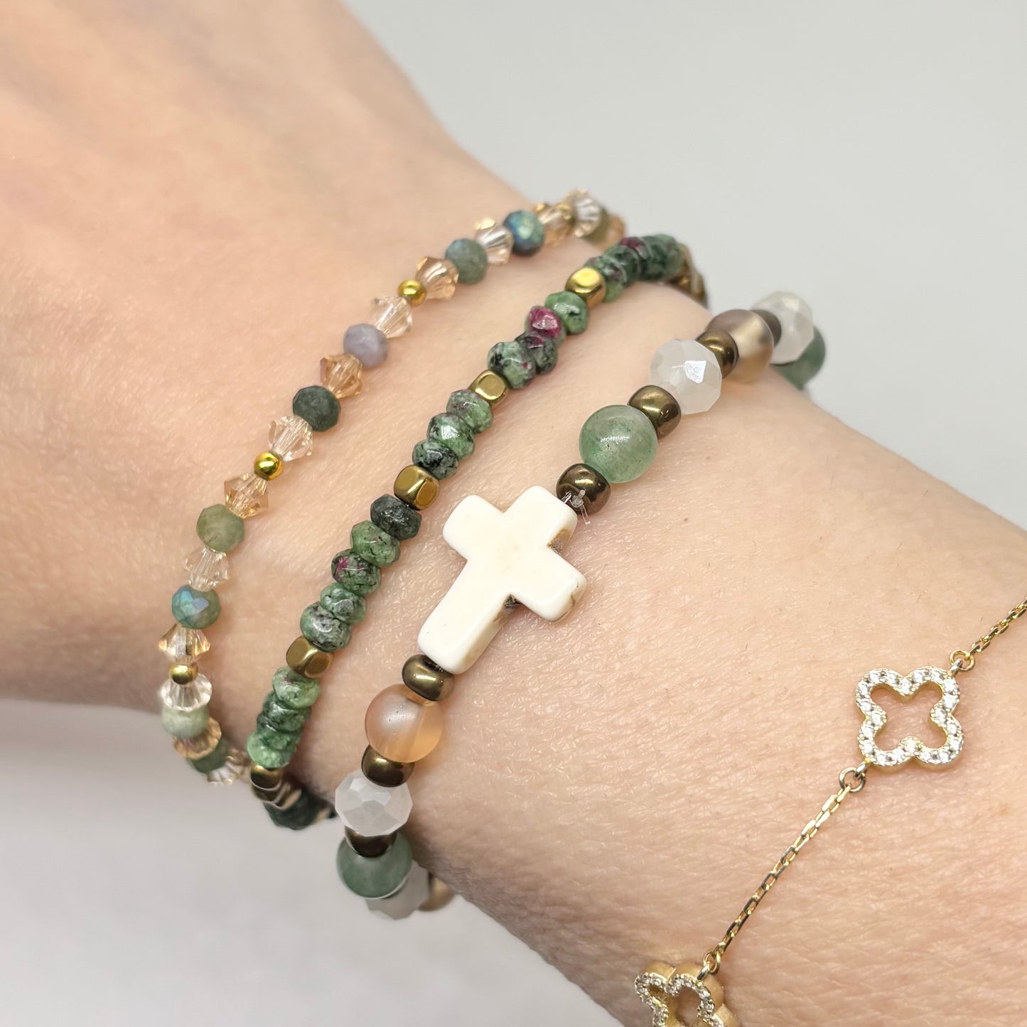 Stay Grounded Stack 🌿✨🤍