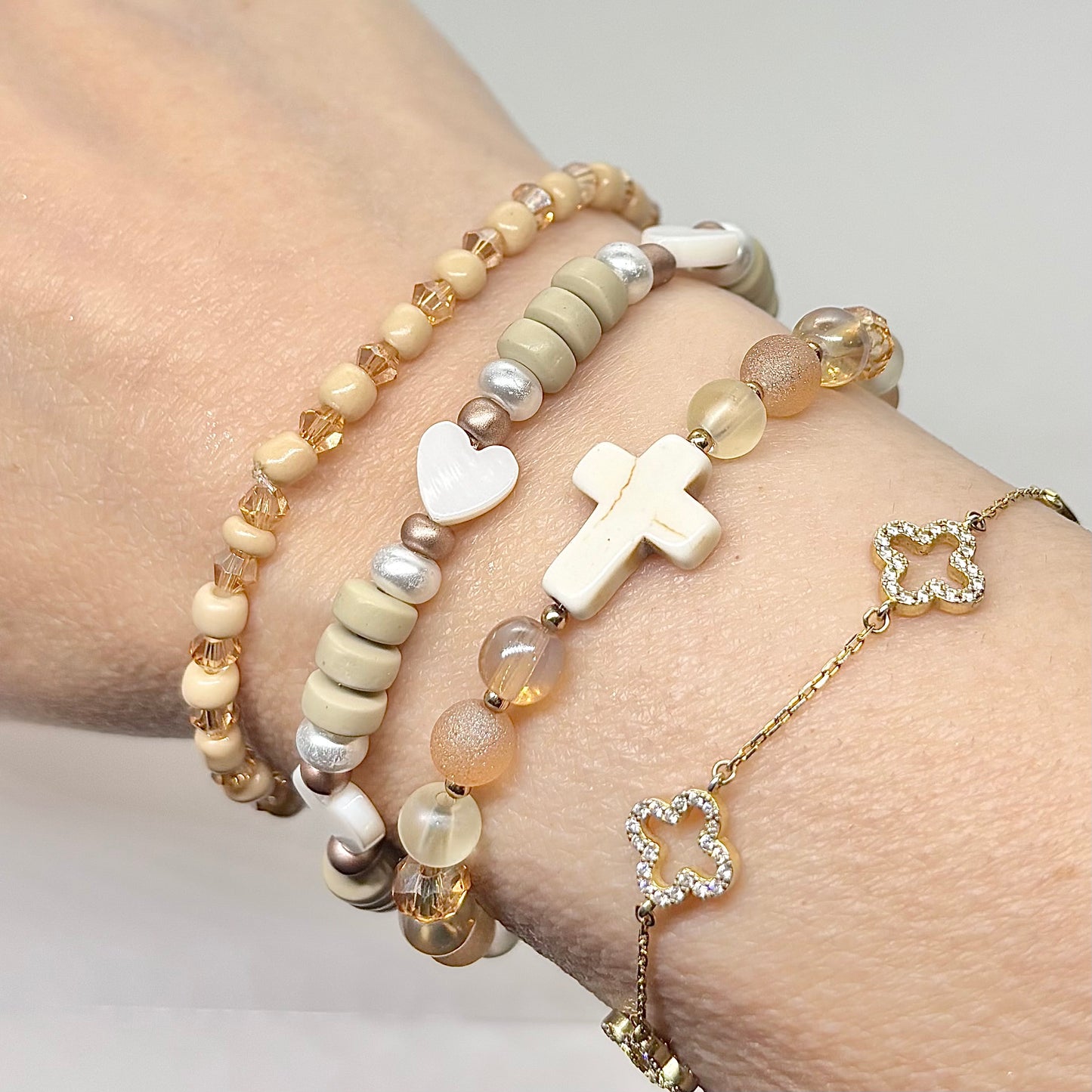 Soft Grace Stack 🤍✨✝️