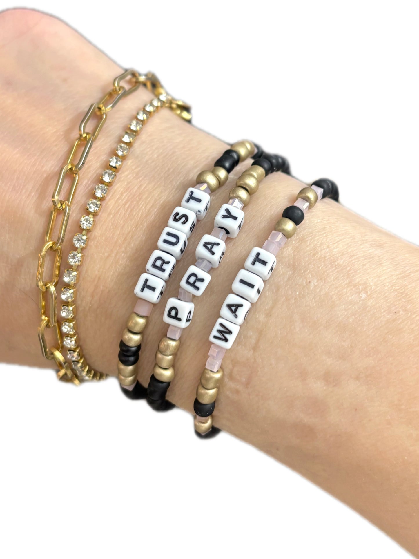 Trust • Pray • Wait Bracelet