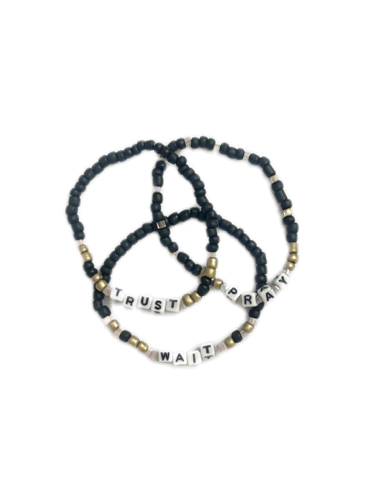 Trust • Pray • Wait Bracelet